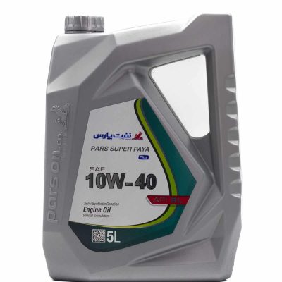 روغن موتور نفت پارس مدل سوپر پایا پلاس 10W40 حجم 5 لیتر