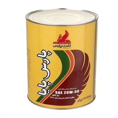 روغن موتور نفت پارس مدل پارس پایا 20W-50 حجم 3.785 لیتر